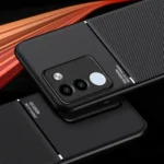 Classic Tilt Strip Grain Magnetic PC Hybrid TPU Phone Case, For vivo V29e Global, For vivo Y35+, For vivo S17, For vivo S17e, For vivo iQOO Neo8 - Image 2