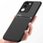 Classic Tilt Strip Grain Magnetic PC Hybrid TPU Phone Case, For vivo V29e Global, For vivo Y35+, For vivo S17, For vivo S17e, For vivo iQOO Neo8 - Image 3