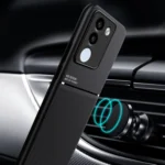 Classic Tilt Strip Grain Magnetic PC Hybrid TPU Phone Case, For vivo V29e Global, For vivo Y35+, For vivo S17, For vivo S17e, For vivo iQOO Neo8 - Image 5