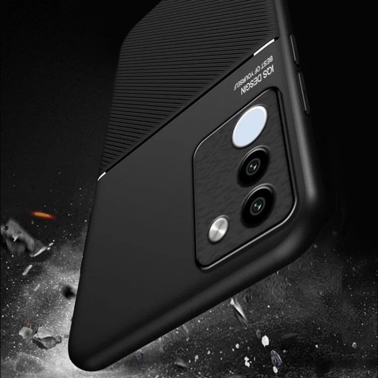 EDA006081807A_5.webp Classic Tilt Strip Grain Magnetic PC Hybrid TPU Phone Case, For vivo V29e Global, For vivo Y35+, For vivo S17, For vivo S17e, For vivo iQOO Neo8 - Image 6