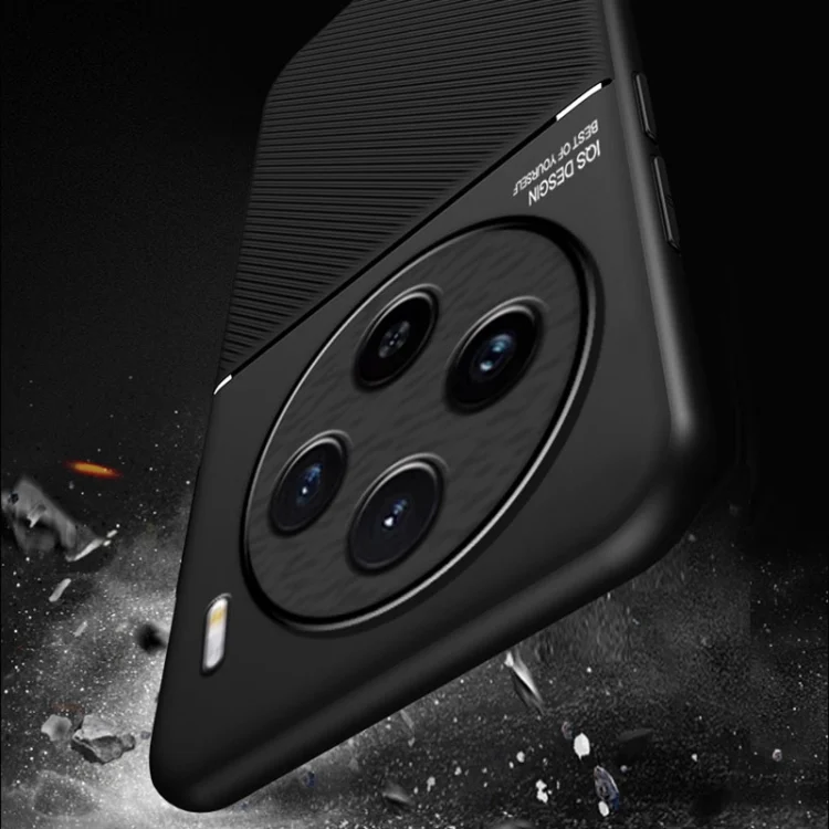EDA006081809A_5.webp Classic Tilt Strip Grain Magnetic PC Hybrid TPU Phone Case, For vivo X100 Pro, For vivo X100, For vivo iQOO 12 Pro, For vivo iQOO 12, For vivo V29e - Image 6