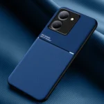 Classic Tilt Strip Grain Magnetic PC Hybrid TPU Phone Case, For vivo Y78, For vivo Y78+, For vivo Y35 4G