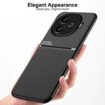 Classic Tilt Strip Grain Magnetic PC Hybrid TPU Phone Case, For vivo iQOO Z9, For vivo Y100 5G IDN, For vivo iQOO Neo9, For vivo S18 Pro, For vivo S18 - Image 2