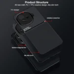 Classic Tilt Strip Grain Magnetic PC Hybrid TPU Phone Case, For vivo iQOO Z9, For vivo Y100 5G IDN, For vivo iQOO Neo9, For vivo S18 Pro, For vivo S18 - Image 4
