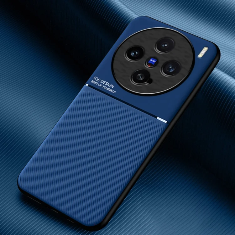 Classic Tilt Strip Grain Magnetic PC Hybrid TPU Phone Case, For vivo X200 Pro mini, For vivo X200 Pro, For vivo Y300 Pro, For vivo V40 Lite, For vivo S19 Pro