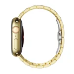 Butterfly Buckle 5-Beads Metal Watch Band, For Apple Watch Series 3 42mm, For Apple Watch Series 2 42mm, For Apple Watch Series 2 38mm - Image 2