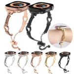 Twist Metal Bracelet Chain Watch Band, For Apple Watch SE 2023 44mm, For Apple Watch SE 2023 40mm, For Apple Watch Ultra 2 49mm, For Apple Watch Series 9 45mm - Image 3