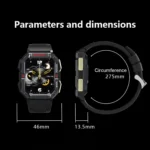 YK01 1.83 inch Smart Sports Call Watch, Heart Rate / Blood Pressure / Blood Oxygen - Image 2