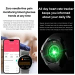 YK02 1.43 inch AMOLED Screen Smart Watch, BT Call / Heart Rate / Blood Pressure / Blood Oxygen - Image 5