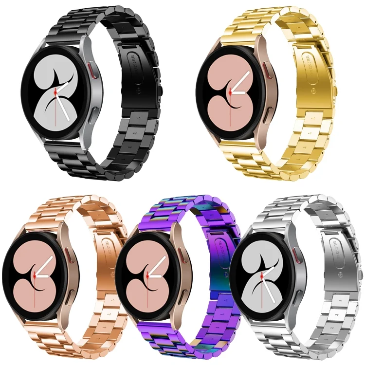 EDA0060912_B2.webp Flat Head Three-bead Stainless Steel Watch Band - Image 3