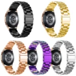 Flat Head Three-bead Stainless Steel Watch Band - Image 4
