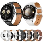 Universal Pointed Tail Leather Watch Band - Image 2