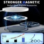 360-degree Rotating MagSafe Magnetic Holder Phone Case, For iPhone 14 Pro, For iPhone 14 Pro Max, For iPhone 13 Pro Max, For iPhone 13 Pro - Image 2