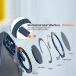 360-degree Rotating MagSafe Magnetic Holder Phone Case, For iPhone 14 Pro, For iPhone 14 Pro Max, For iPhone 13 Pro Max, For iPhone 13 Pro - Image 6