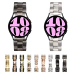 Universal Three-Bead Stainless Steel Watch Band - Image 2