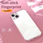 Transparent Plating Fine Hole Phone Case, For iPhone 14 Plus, For iPhone 14 - Image 4