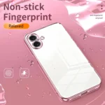 Transparent Plating Fine Hole Phone Case, For iPhone 16 Plus, For iPhone 16 - Image 4