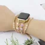 Butterfly Chain Bracelet Metal Watch Band, For Apple Watch SE 2023 44mm, For Apple Watch SE 2023 40mm, For Apple Watch Ultra 2 49mm, For Apple Watch Series 9 45mm - Image 3