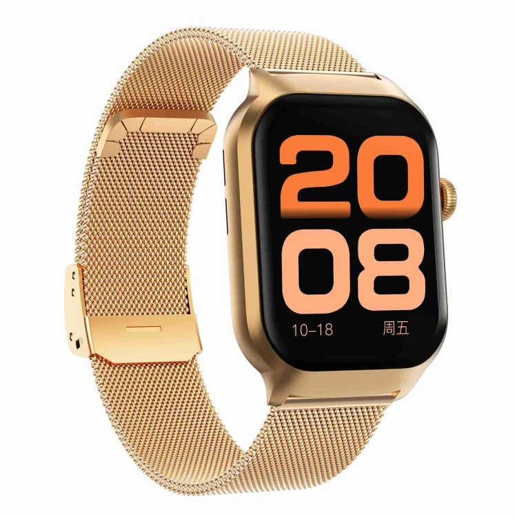 EDA006109001A_1.webp 2.01 inch Milanese Steel Strap Bluetooth Call Smart Watch Support Heart Rate Monitoring / Non-invasive Blood Sugar - Image 20