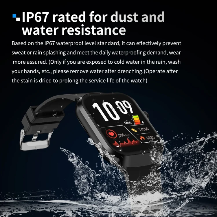 EDA0061099_B16.webp 2.01 inch Three-bead Steel Strap Bluetooth Call Smart Watch Support Heart Rate Monitoring / Non-invasive Blood Sugar - Image 17