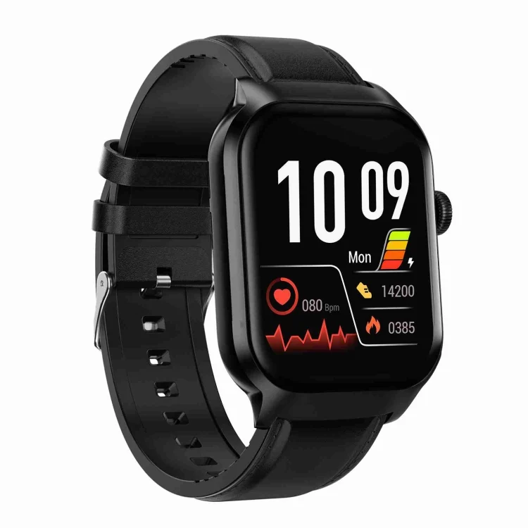 EDA006110001A_1.webp 2.01 inch Leather Strap Bluetooth Call Smart Watch Support Heart Rate Monitoring / Non-invasive Blood Sugar - Image 20