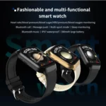 2.01 inch Silicone Strap Bluetooth Call Smart Watch Support Heart Rate Monitoring / Non-invasive Blood Sugar - Image 2