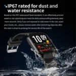 2.01 inch Silicone Strap Bluetooth Call Smart Watch Support Heart Rate Monitoring / Non-invasive Blood Sugar - Image 17