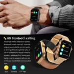 2.01 inch Silicone Strap Bluetooth Call Smart Watch Support Heart Rate Monitoring / Non-invasive Blood Sugar - Image 7
