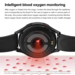 1.43 inch Leather Strap Bluetooth Call Smart Watch Support ECG / Non-invasive Blood Sugar - Image 11