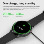 1.43 inch Leather Strap Bluetooth Call Smart Watch Support ECG / Non-invasive Blood Sugar - Image 15