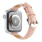 Slim Crocodile Leather Watch Band, For Apple Watch Series 3 38mm, For Apple Watch Series 3 42mm - Image 5