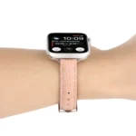 Slim Crocodile Leather Watch Band, For Apple Watch Series 3 38mm, For Apple Watch Series 3 42mm - Image 7