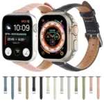 Slim Crocodile Leather Watch Band, For Apple Watch Series 3 38mm, For Apple Watch Series 3 42mm - Image 2