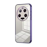 Transparent Plating Fine Hole Phone Case, For Xiaomi 13 Ultra, For Xiaomi Civi 3