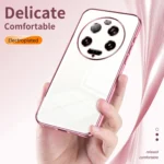 Transparent Plating Fine Hole Phone Case, For Xiaomi 13 Ultra, For Xiaomi Civi 3 - Image 5