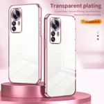 Transparent Plating Fine Hole Phone Case, For Xiaomi 12 Pro / 12S Pro, For Xiaomi 12S - Image 2