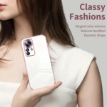 Transparent Plating Fine Hole Phone Case, For Xiaomi 12 Pro / 12S Pro, For Xiaomi 12S - Image 3