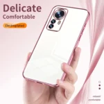 Transparent Plating Fine Hole Phone Case, For Xiaomi 12 Pro / 12S Pro, For Xiaomi 12S - Image 5