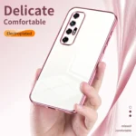 Transparent Plating Fine Hole Phone Case, For Xiaomi Mi 10S, For Xiaomi Mi 11 Lite 4G / 5G - Image 5
