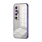 Transparent Plating Fine Hole Phone Case, For Xiaomi Mi 10 Ultra, For Xiaomi Mi 10 Pro 5G