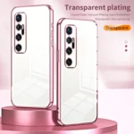 Transparent Plating Fine Hole Phone Case, For Xiaomi Mi 10 Ultra, For Xiaomi Mi 10 Pro 5G - Image 2