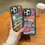 Trendy Graffiti Noctilucent Phone Cases, For iPhone 14 Pro Max - Image 2