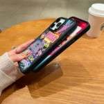 Trendy Graffiti Noctilucent Phone Cases, For iPhone 14 Pro Max - Image 4