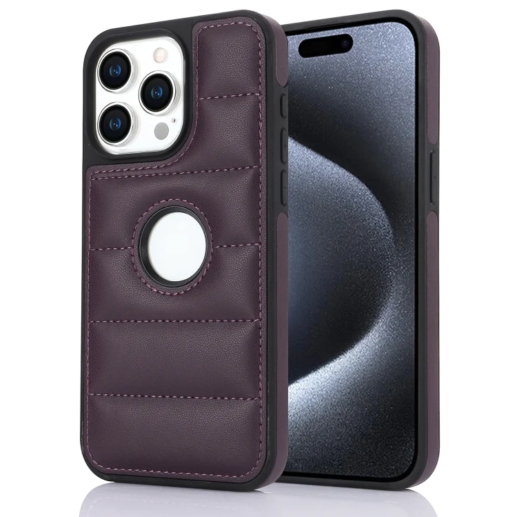 Piano Key Hollow Cutout PU Phone Case, For iPhone 15 Pro Max, For iPhone 15 Pro
