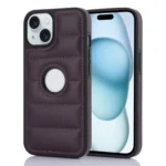 Piano Key Hollow Cutout PU Phone Case, For iPhone 15 Plus, For iPhone 15