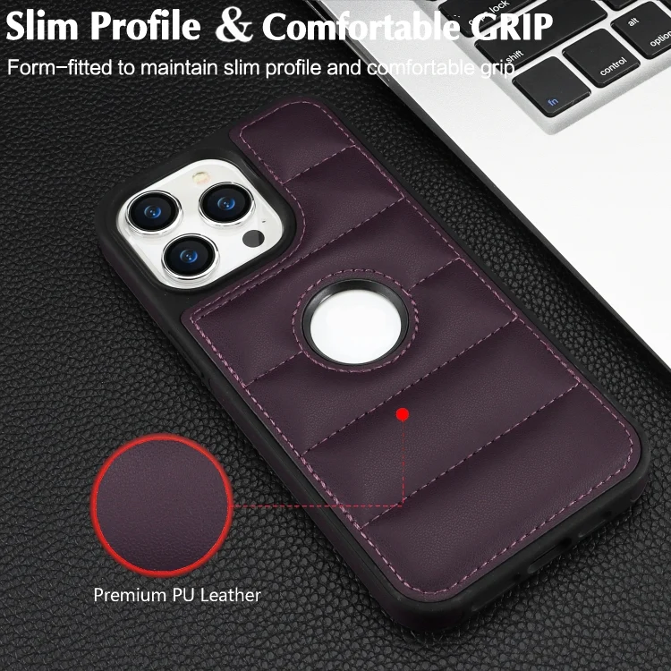 EDA006130311A_5.webp Piano Key Hollow Cutout PU Phone Case, For iPhone 13 Pro, For iPhone 13 - Image 6