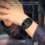 KT71 1.96 inch HD Square Screen Rugged Smart Watch Supports Bluetooth Calls/Sleep Monitoring/Blood Oxygen Monitoring - Image 10