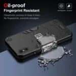 2 in 1 Shockproof Phone Case, For iPhone XS / X, For iPhone XR, For iPhone XS Max, For iPhone 8 Plus / 7 Plus - Image 4