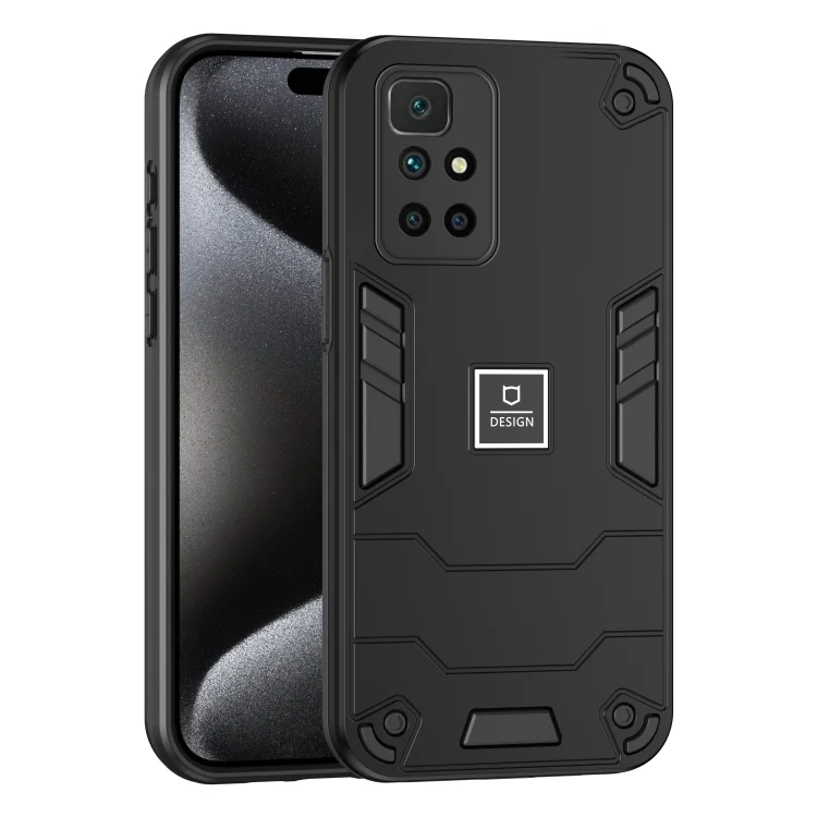 EDA006142001A.webp 2 in 1 Shockproof Phone Case, For Xiaomi Redmi 10, For Xiaomi 11 Lite, For Xiaomi Redmi Note 10 Pro 4G, For Xiaomi Redmi Note 10 4G - Image 1
