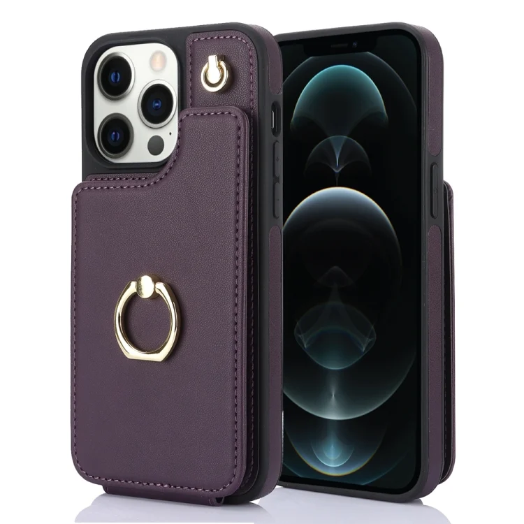 YM005 Skin Feel Card Bag Phone Case with Long Lanyard, For iPhone 12 Pro Max, For iPhone 11 Pro Max